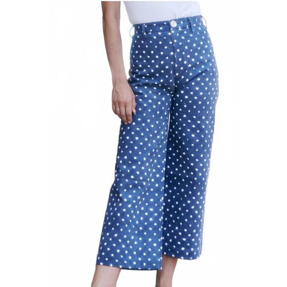 SZ BLOCKPRINTS Pants - NEW SZ BLOCKPRINTS women's disco pants in small polka dot